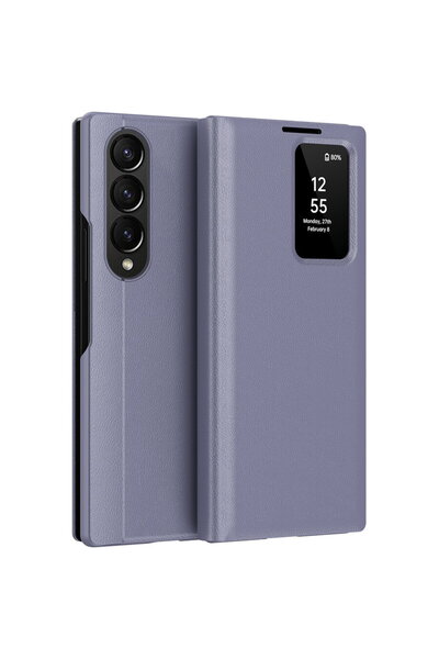 Techsuit Husa pentru Samsung Galaxy Z Fold3 5G - SmartView Series - Purple