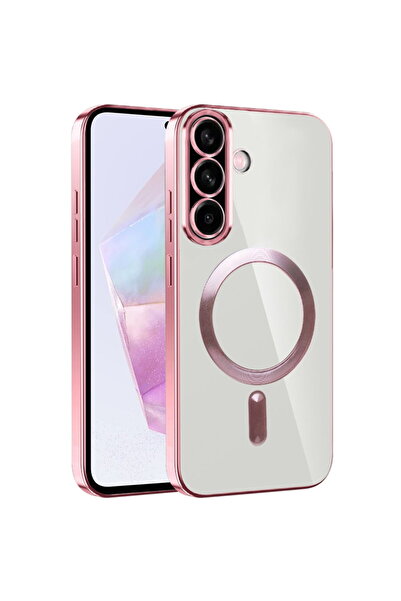 Techsuit Case for Samsung Galaxy A36 5G - Luxury Crystal MagSafe - Pink