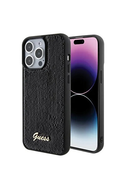 Guess iPhone 15 Pro Max 6.7" roz deschis husДѓ silicon 4G Logo Strass