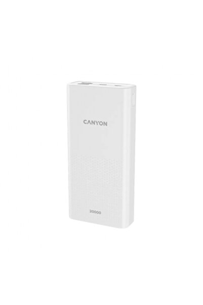 CANYON PB-2001, 20000mAh, 2x USB, Alb