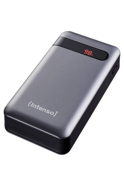 Intenso 7332354, 20.000 mAh, 1x micro USB, 2x USB-C, Negru