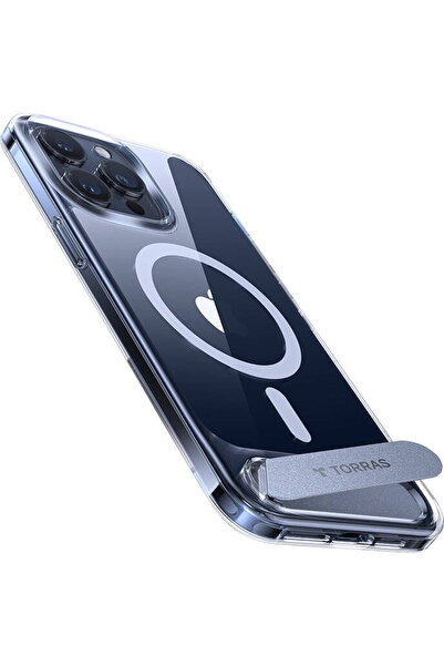 TORRAS Etui UPRO Stand pentru iPhone 15 Pro Max (transparente)