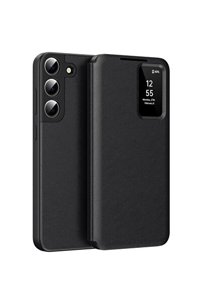 Techsuit Husa pentru Samsung Galaxy S22 Plus 5G - SmartView Series - Black