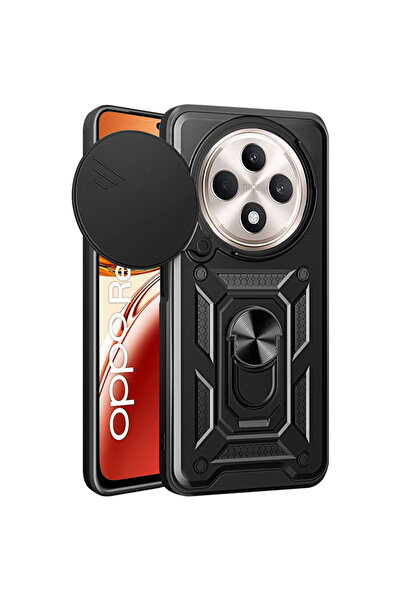 Techsuit Husa pentru Oppo Reno12 F / Oppo Reno12 FS - CamShield Series - Black