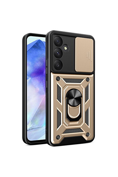 Techsuit Husa pentru Samsung Galaxy A55 5G - CamShield Series - Gold