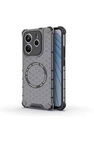 Techsuit Husa transparenta pentru Xiaomi Redmi Note 14 5G - HoneyComb Shield ...