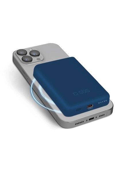 SBS TEBB5000MAG1CB, 5000 mAh, 10.5W, Albastru