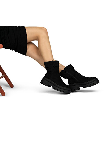 Sofia Store Cizme dama imblanite din piele ecologica Jael