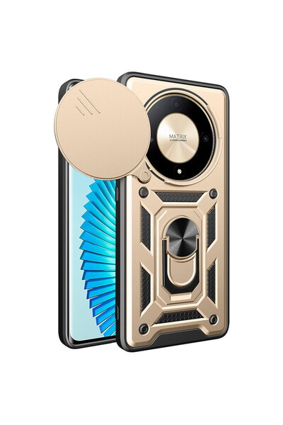 Techsuit Husa pentru Honor Magic6 Lite - CamShield Series - Gold
