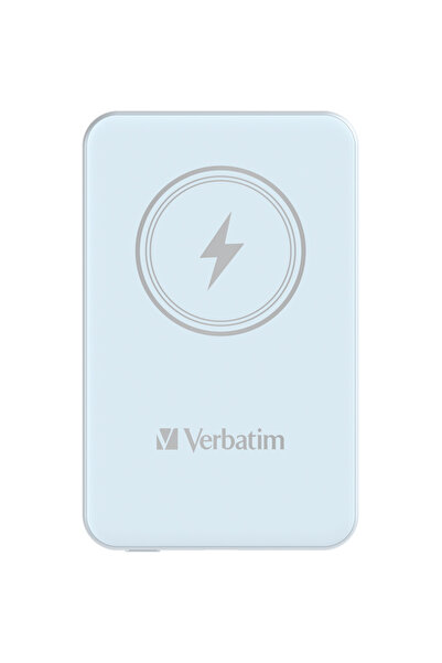 Verbatim Încărcător magnetic wireless Charge'N'Go 5000mAh, albastru