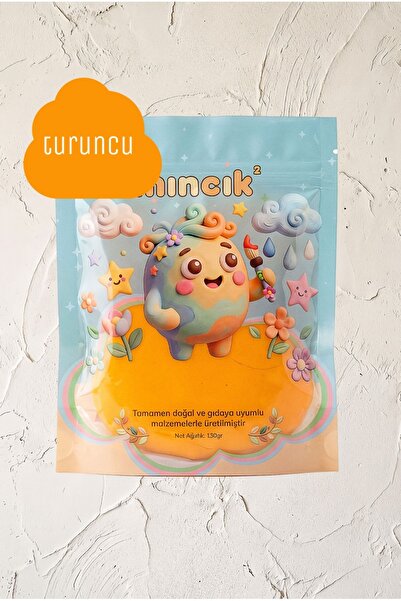 Mıncık Oyuncak %100 Doğal Oyun Hamuru - Tekli Paket - 6 Renk Seçeneği