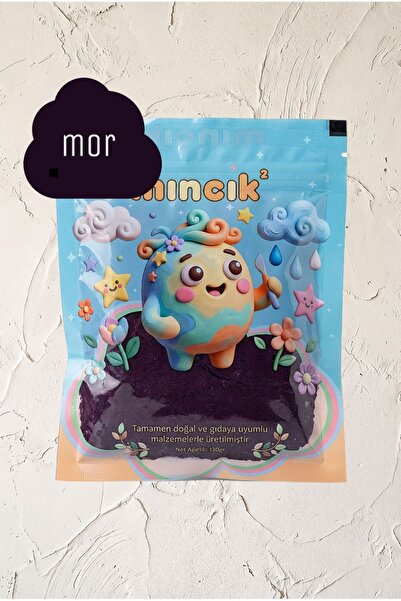 %100 Doğal Oyun Hamuru - Tekli Paket - 6 Renk Seçeneği