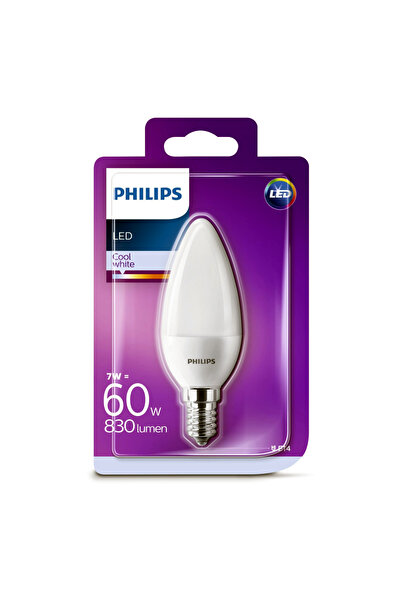 Philips Bec Led B35 60W E14 4000K MAT