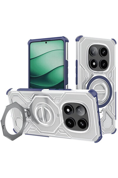 Techsuit Husa pentru Xiaomi Redmi Note 14 Pro+ 5G - Carbon Shield PRO - Blue ...