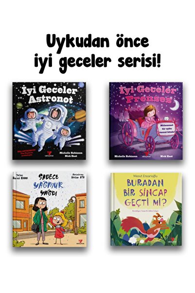 Vera Kitap İyi Geceler Serisi – Okul Öncesi Uyku Kitabı | 3–6 Yaş- 4 Kitap