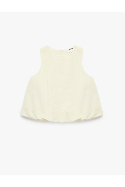 Koton بلوزة قطنية بدون أكمام برقبة دائرية