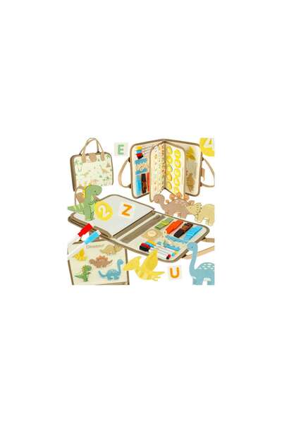 Three top online Sensory Montessori Manipulative Board Dinosaur Case
