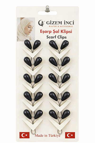 Vipfoni مشبك وشاح مزين باللؤلؤ، دبابيس وشاح 12 قطعة