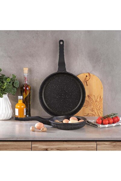 Schafer Famos 2-Piece Cast Iron Pan Set (20 – 24 cm) |   Black