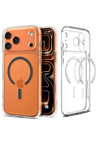 Spigen ULTRA HYBRID MAG MAGSAFE IPHONE 17 PRO CLEAR/GRAPHITE