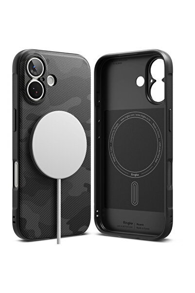 Ringke Husa pentru iPhone 17 - Onyx MagSafe - Camo Black