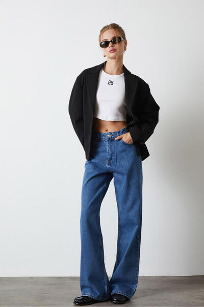 Beyyoglu Orta Bel Loose Jean