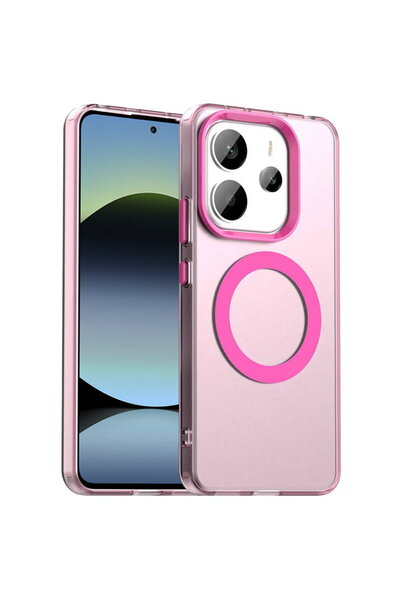 Techsuit Θήκη για Xiaomi Redmi Note 14 5G - CandyCase MagSafe - Ροζ