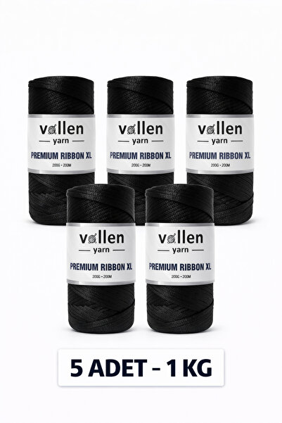vollen yarn 5 komada premium poliesterske trake 1000gr/4mm, makrame traka, tr...