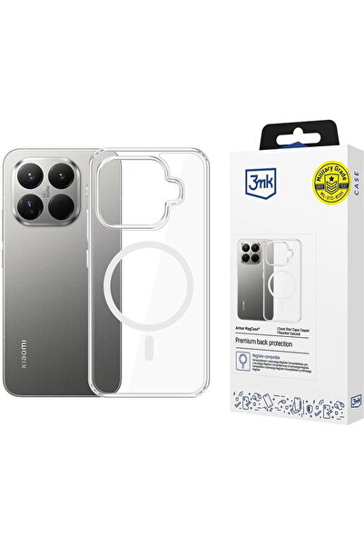 3MK Husa pentru Xiaomi 15T Pro - Armor MagCase - Transparent