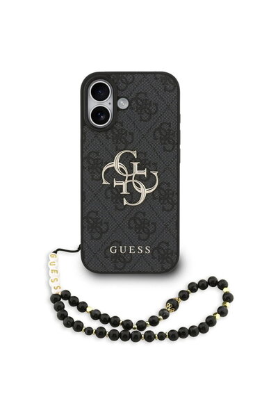 Guess Husă pentru iPhone 17 - Hardcase 4G Classic Logo cu curea (GUHCP17SP4GM...