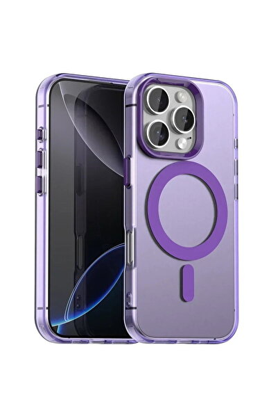 Techsuit Husă pentru iPhone 16 Pro Max - CandyCase MagSafe - Mov