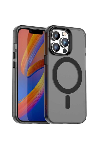 Techsuit Husa pentru iPhone 13 Pro Max - CandyCase MagSafe - Black