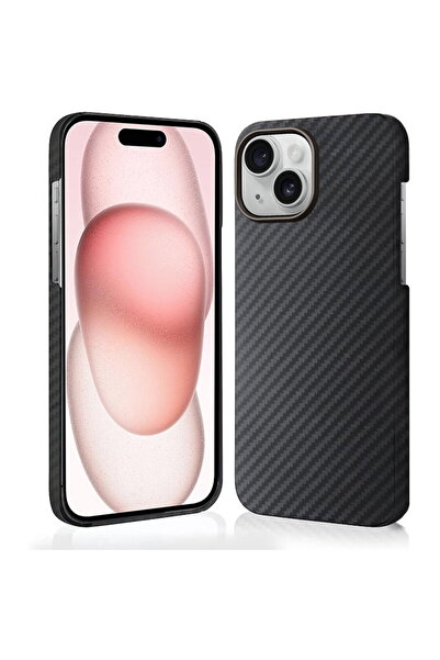 Techsuit Husa pentru iPhone 15 - Aramid Fiber MagSafe - Black