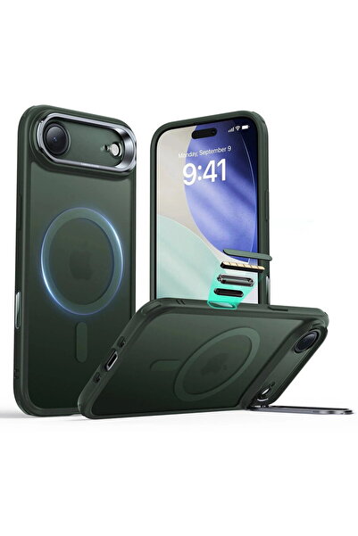 ESR Husa pentru iPhone 17 Air - Classic Hybrid HaloLock Kickstand - Frosted G...