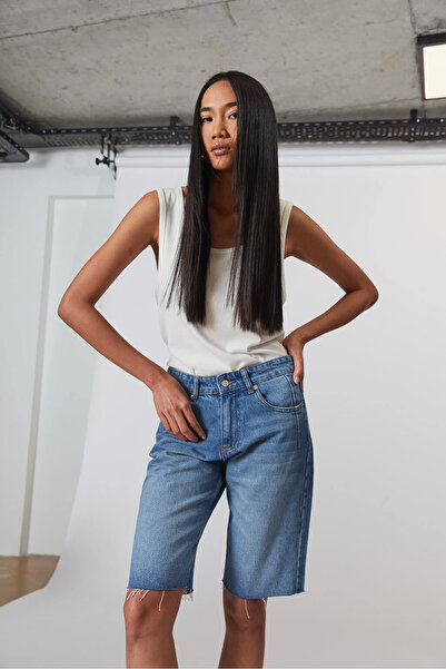 Beyyoglu Orta Bel Bermuda Şort