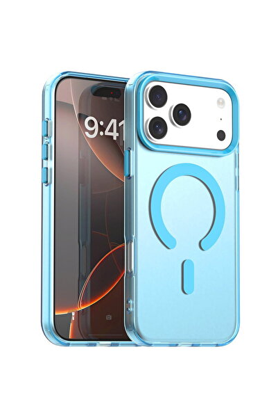 Techsuit Husă pentru iPhone 17 Pro Max - CandyCase MagSafe - Albastru