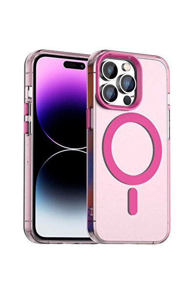 Techsuit Husa pentru iPhone 14 Pro - CandyCase MagSafe - Pink