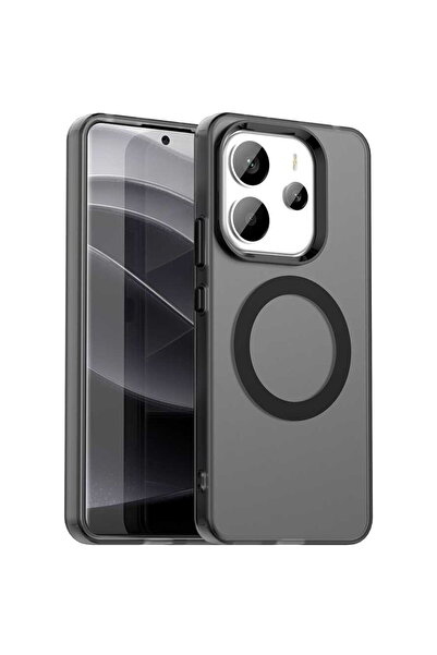 Techsuit Θήκη για Xiaomi Redmi Note 14 4G (Τυπική) - CandyCase MagSafe - Μαύρη