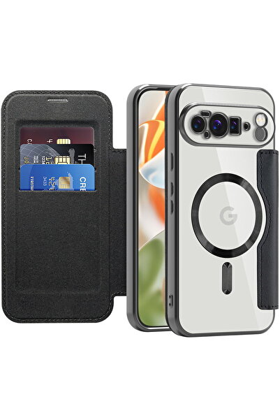 Techsuit Husa pentru Google Pixel 10 Pro XL - SmartMag Book Case - Black