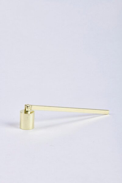 Evini Love PARLAK SARI SİLİNDİR MUM SÖNDÜRÜCÜ