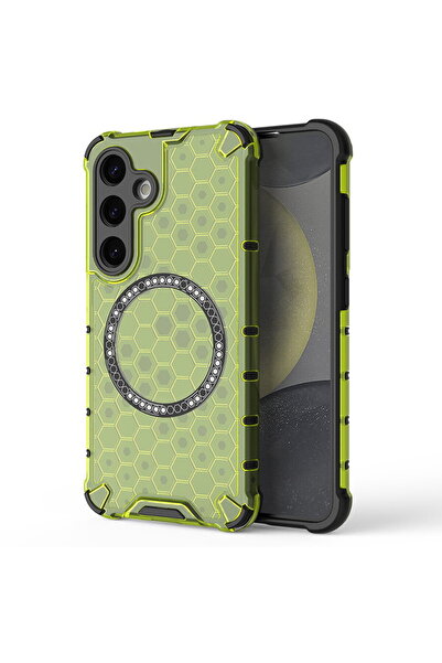 Techsuit Διαφανής θήκη για Samsung Galaxy S25 - HoneyComb Shield MagSafe - Πρ...