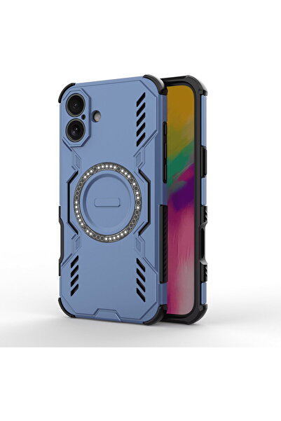 Techsuit Θήκη για iPhone 16 Plus - Θήκη ArmorMag - Μπλε
