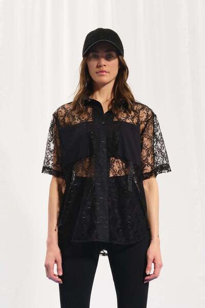 VDR Black Lace Shirt 17140