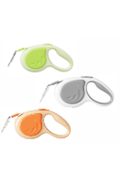 Synergy Whale Shaped Retractable Leash - Gray 3m