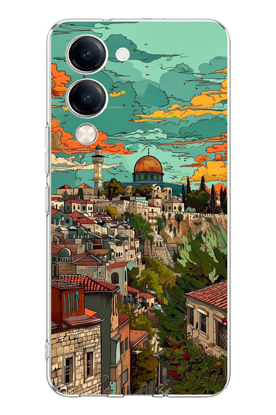 TechTree Vivo Y04 Compatible Free Palestine and Kubbetüs Sahra Printed Silico...