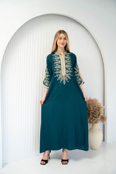 Greenko Qamar embroidered jalabiyas, a royal symbol of luxury.