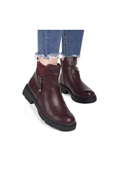 Sofia Store Ghete dama imblanite scurte din piele ecologica Alexa