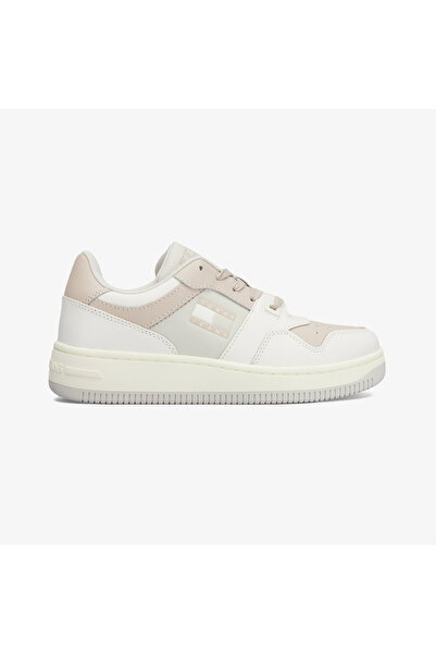 Tommy Hilfiger Tommy Jeans Retro Basket Tonal Kadın Gri Spor Ayakkabı