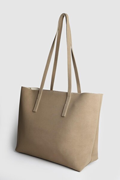 Store Women's Katty Large Size Suede Shoulder Bag