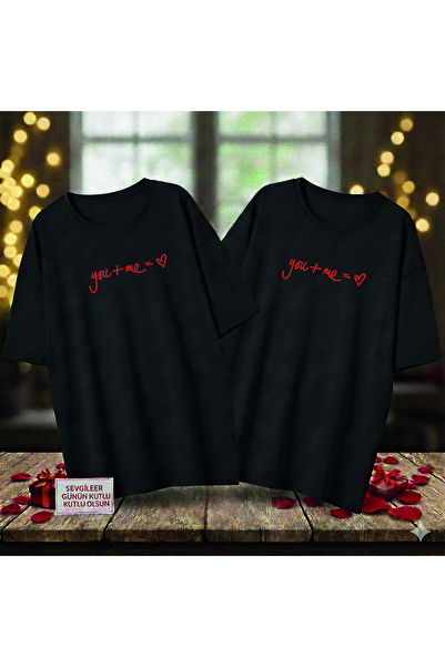 Advantage You + Me = Heart Printed Lover Combination (the Product Is 1 Piece)...